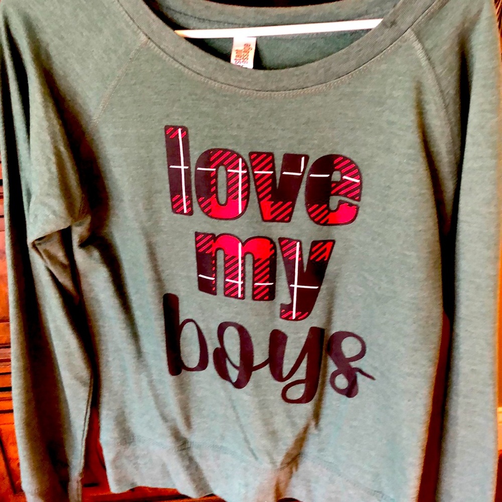 EUC - cotton scoop neck sweatshirt